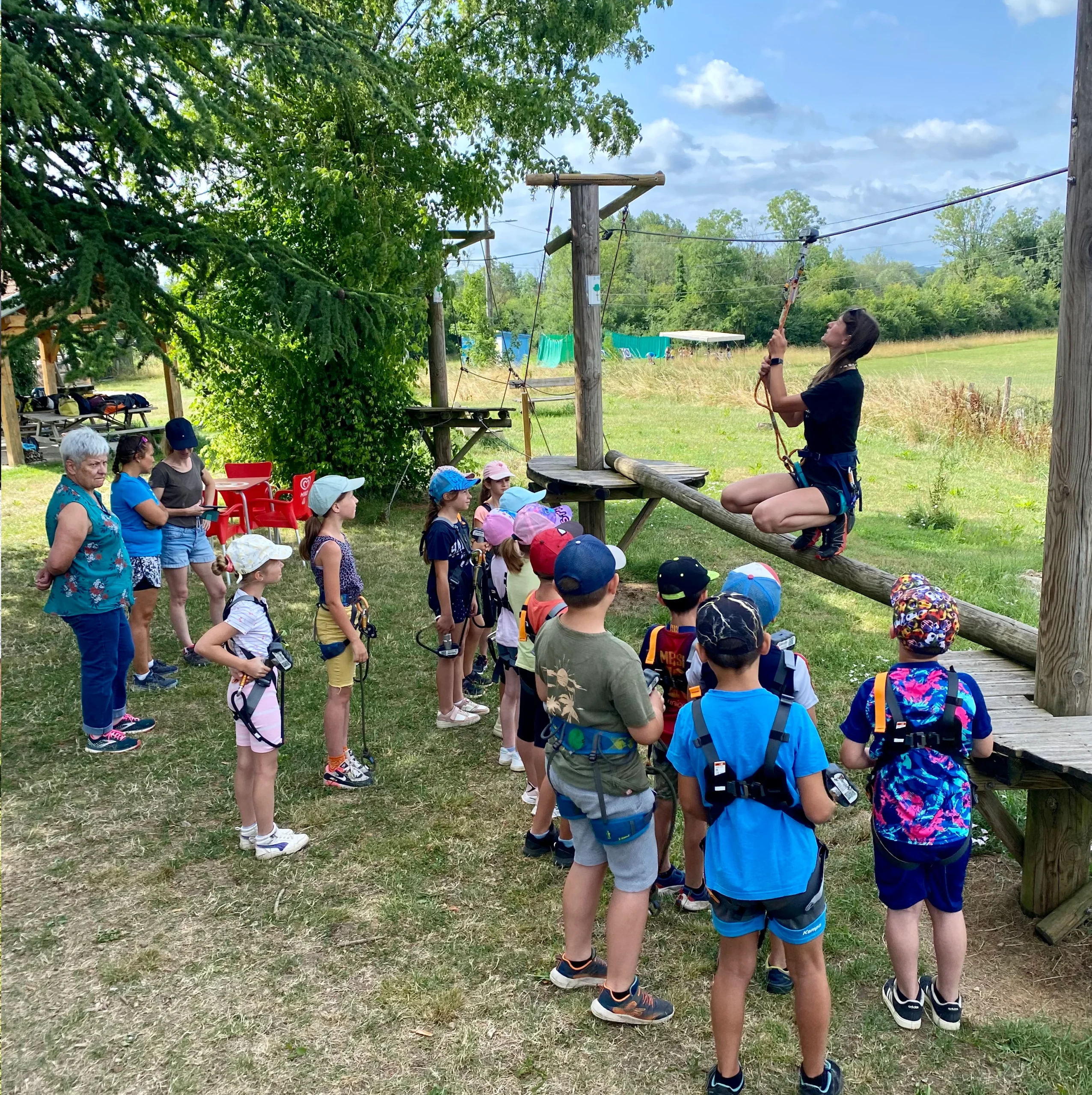 centre de loisirs mini camp activités enfants nature hébergement groupe